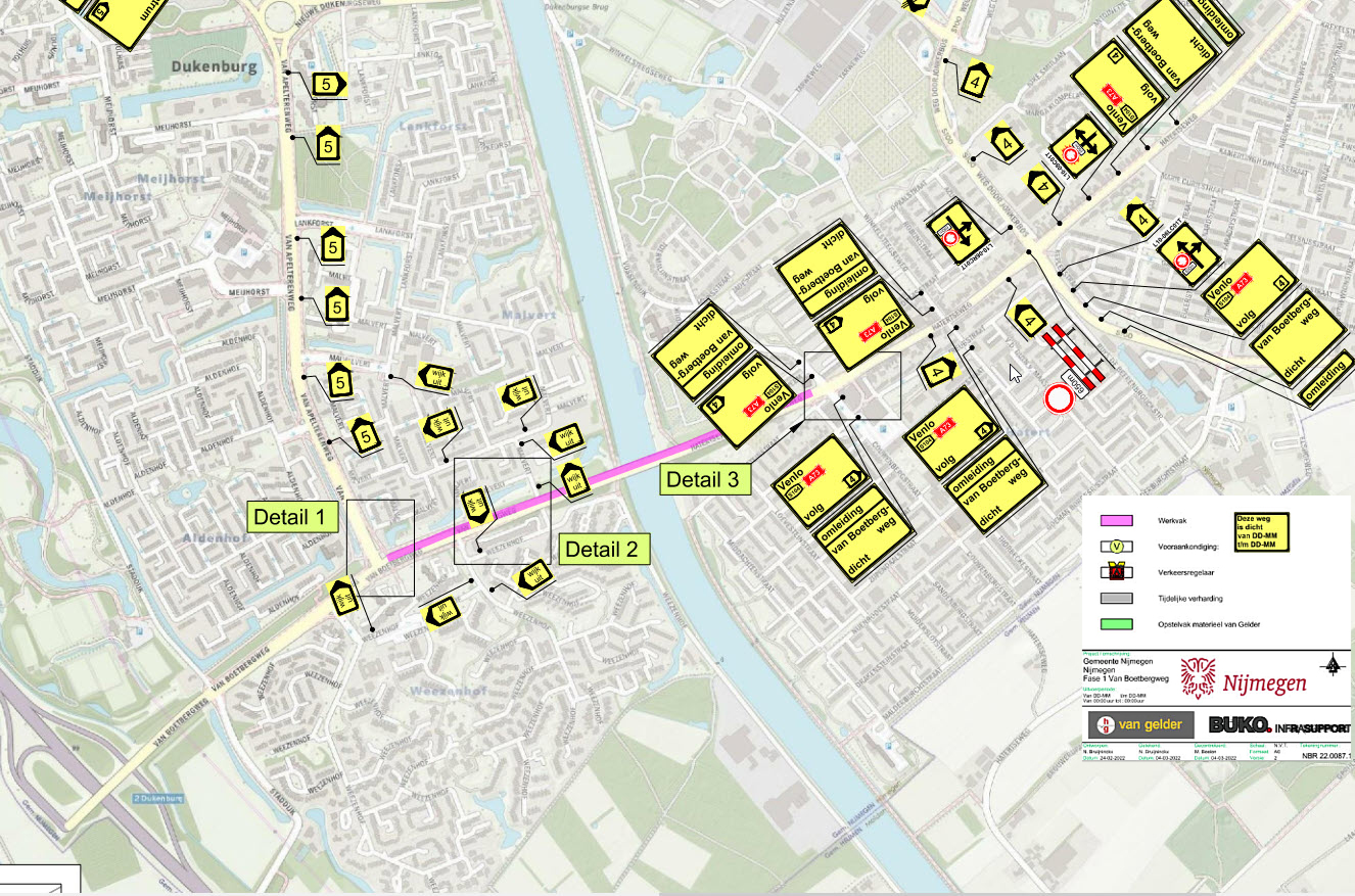 Asfaltering vanboetbergweg fase1